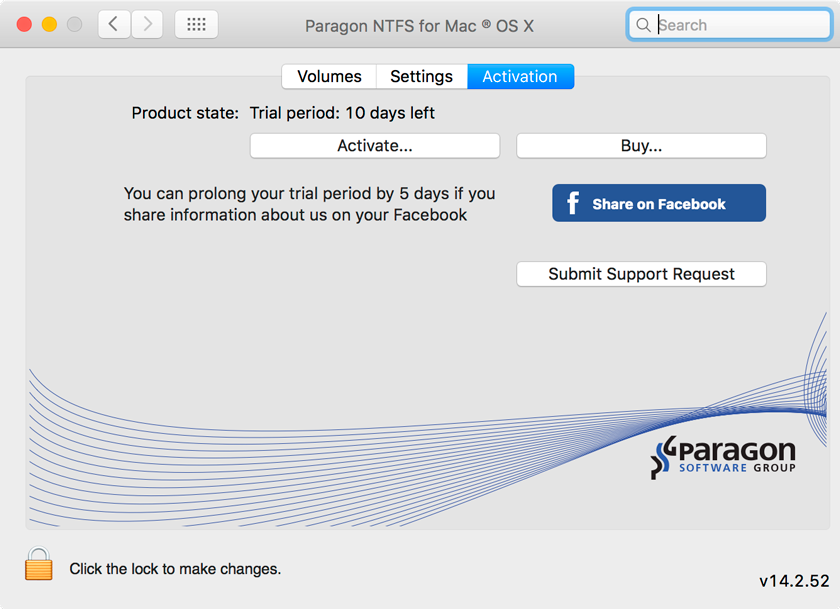 paragon driver for mac os 10.10 and above